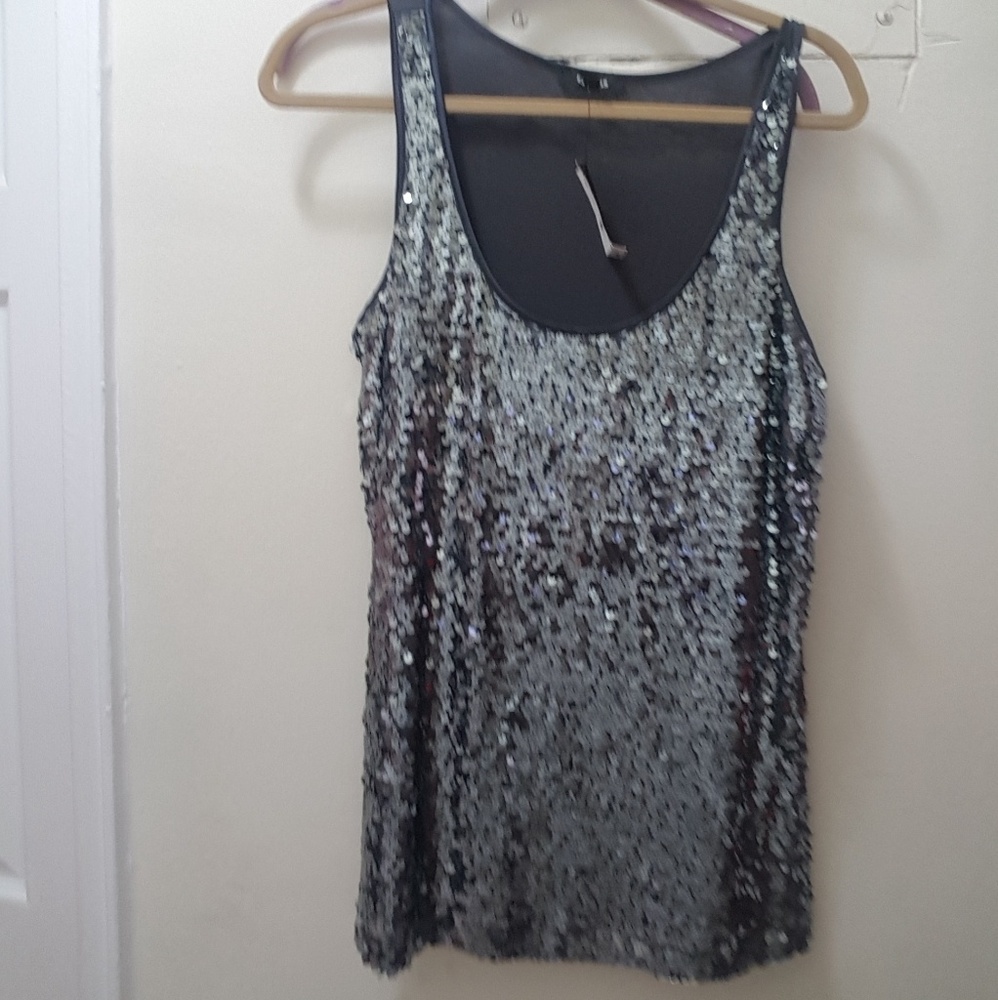 Express Sequin Tank Top